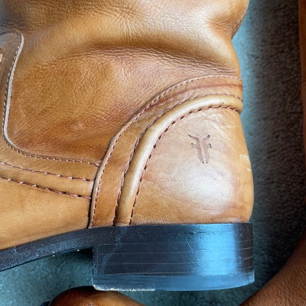 FRYE Melissa Trapunto Tall Boots sz 7 - Picture 8 of 16